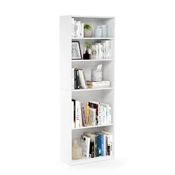 FURINNO JAYA 5-Shelf Bookcase - Stylish & Affordable Storage