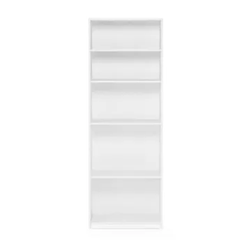 FURINNO JAYA 5-Shelf Bookcase - Stylish & Affordable Storage