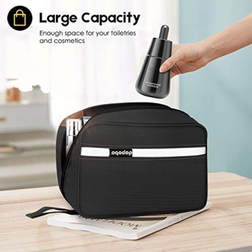 Dopobo Waterproof Travel Toiletry Bag with Hanging Hook