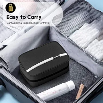 Dopobo Waterproof Travel Toiletry Bag with Hanging Hook