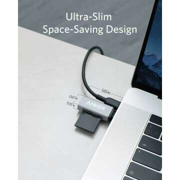 Anker USB C SD Card Reader for Fast Memory Access