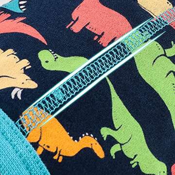 MooMoo Baby Potty Training Underwear for Boys and Girls 8 Packs Cotton Reusable Toddler Training Pants Boys 2T Multi-color