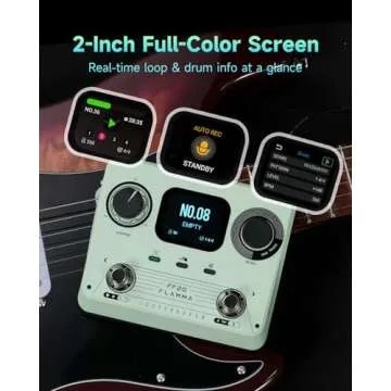 FLAMMA FF20 Looper Pedal Drum Machine | 300 Min Recording