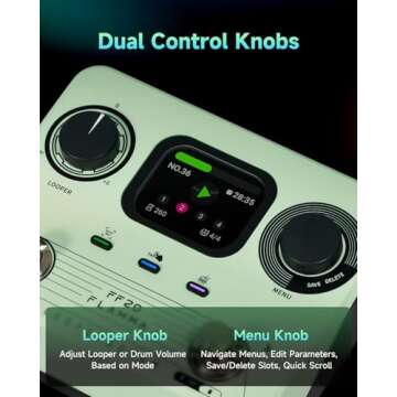 FLAMMA FF20 Looper Pedal Drum Machine | 300 Min Recording