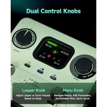 FLAMMA FF20 Looper Pedal Drum Machine | 300 Min Recording