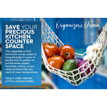 Stylish Macrame Fruit Hammock for Kitchen and RV