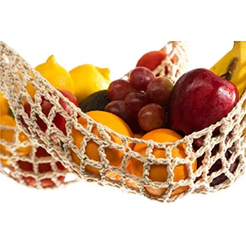 Stylish Macrame Fruit Hammock for Kitchen and RV