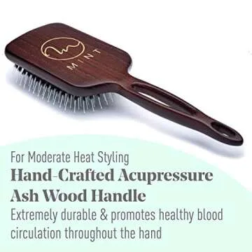 Eco-Friendly Paddle Hair Brush | Perfect for All Hair Types