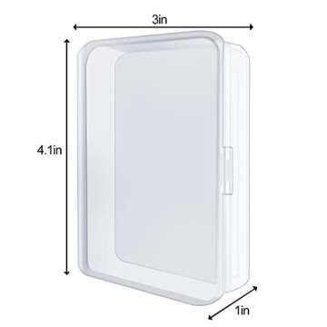 IOKUKI Clear Playing Card Storage Case for Games