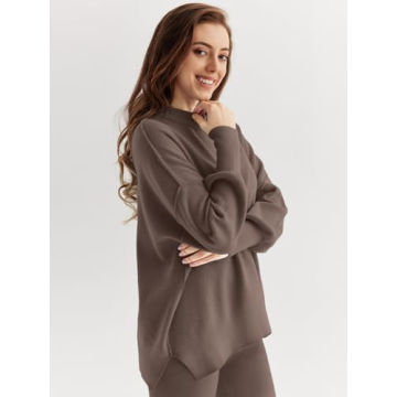 LILLUSORY Women's Lounge Set - Comfy Stylish Two-Piece Outfit