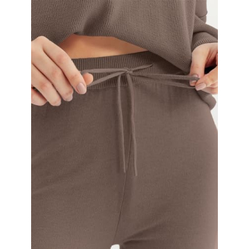 LILLUSORY Women's Lounge Set - Comfy Stylish Two-Piece Outfit