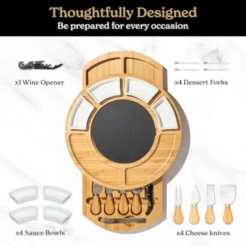 Buy SMIRLY Charcuterie Boards Gift Set for Entertaining