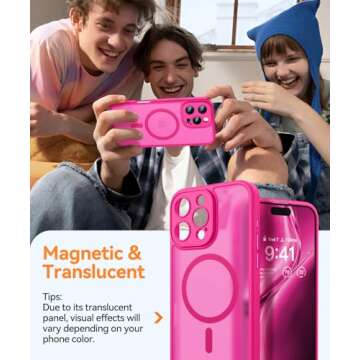 CANSHN iPhone 16 Pro Max Case - Full Camera Protection