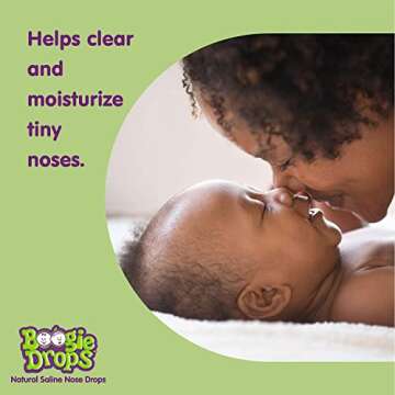 Boogie Baby Nasal Saline Drops for Newborns - Allergy Relief