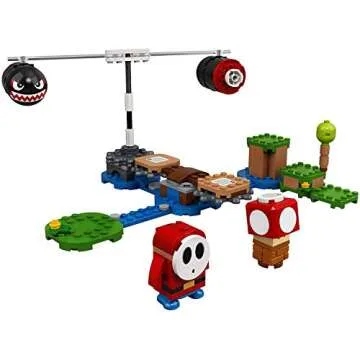 LEGO Super Mario Boomer Bill Barrage Expansion Set 71366 Building Kit; Toy for Kids to Add to Their Super Mario Adventures with Mario Starter Course (71360) Playset (132 Pieces)
