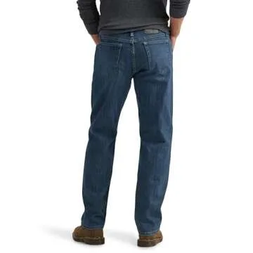 Wrangler Authentics Men's Classic 5-Pocket Relaxed Fit Flex Jean Slate Flex 34W x 32L