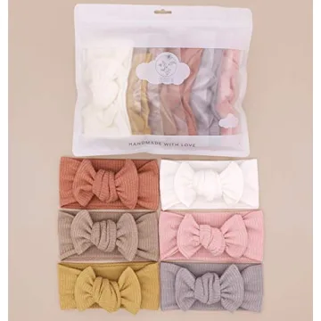 UeeSum Baby Girls Adjustable Headbands - Soft & Colorful