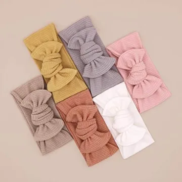 UeeSum Baby Girls Adjustable Headbands - Soft & Colorful