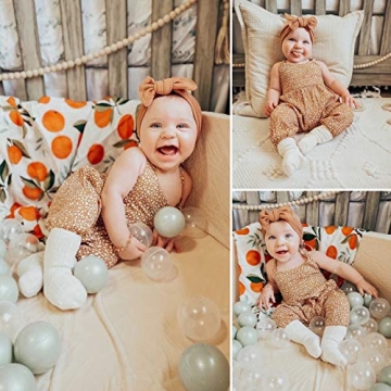 UeeSum Baby Girls Adjustable Headbands - Soft & Colorful