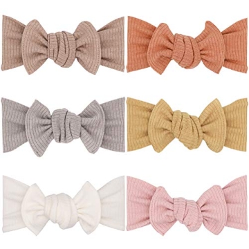 UeeSum Baby Girls Adjustable Headbands - Soft & Colorful