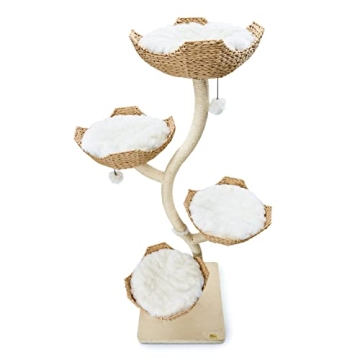 Mau 73" Tall Modern Cat Tree for Multiple Cats