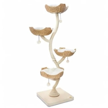 Mau 73" Tall Modern Cat Tree for Multiple Cats