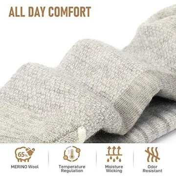 Comfortable SAMSOX Merino Wool Running Socks for All