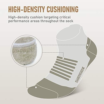 Comfortable SAMSOX Merino Wool Running Socks for All
