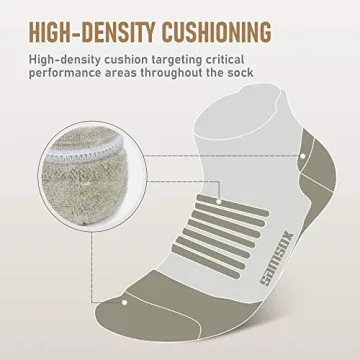 Comfortable SAMSOX Merino Wool Running Socks for All