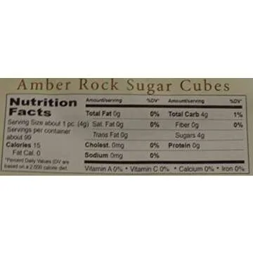 Jansal Valley Rock Sugar Cubes, Amber, 14 Ounce