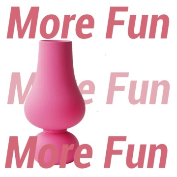BLOFLO Hot Pink Ceramic Vase for Vibrant Home Decor