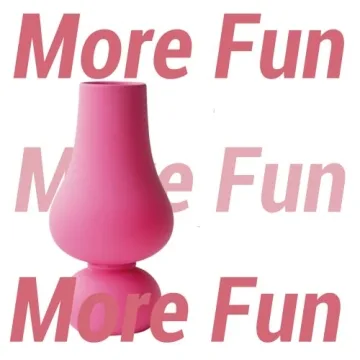 BLOFLO Hot Pink Ceramic Vase for Vibrant Home Decor