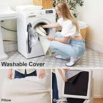 Belffin Large Modular Sectional Sofa Sleeper Sectional Couch with Storage Chenille Sectional Sofa Bed for Living Room, 9 Seats, Beige