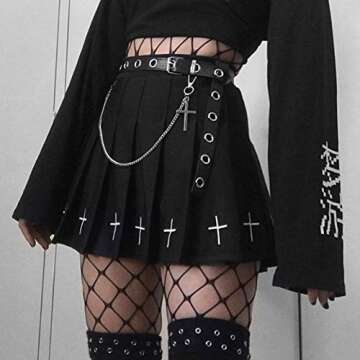 Stylish Goth Skirts for Women and Girls - Unique Designs