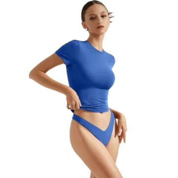 SUUKSESS Stylish Double Lined Fitted Basic Tee for Women