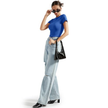 SUUKSESS Stylish Double Lined Fitted Basic Tee for Women