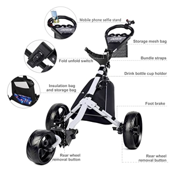 Amazing JANUS Golf Cart - Foldable, Lightweight & Stylish