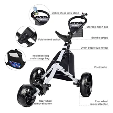 Amazing JANUS Golf Cart - Foldable, Lightweight & Stylish