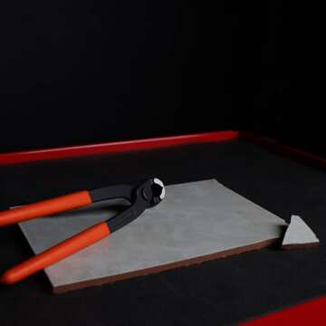 ABN Tile & Mosaic Nipper, Cutter Pliers with Carbide Trimming Tips