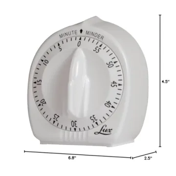 Lux Mechanical Timer - Reliable Kitchen Companion