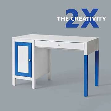 Rust-Oleum 334098 Painter's Touch 2X Ultra Cover Spray Paint, 12 oz, Semi-Gloss White