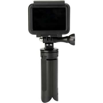 Ulanzi Mini Tripod Stand for Selfie Stick Monopod Stabilizer, Portable Folding Desktop Stand for for ZHIYUN Smooth Q/Smooth 4/ Feiyu/DJI OSMO Mobile 2 Gimbal