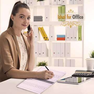 Undated Appointment Book - 4 Columns, 200 Pages with Pen Holder: Hourly Weekly Planner for Salon, Hairdresser, Restaurant, Spa, and Stylist Scheduling