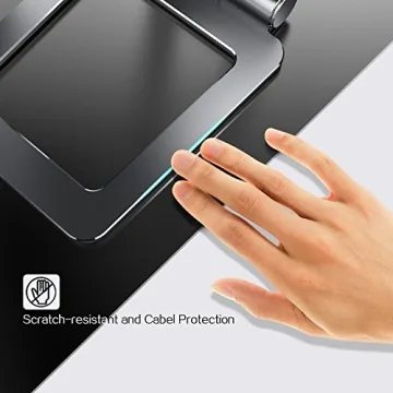 Adjustable iPad Stand, Tablet Stand Holders, Cell Phone Stands, iPhone Stand, Nintendo Switch Stand, iPad Pro Stand, iPad Mini Stands and Holders for Desk (4-10 inch)