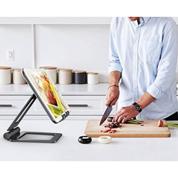 Adjustable iPad Stand, Tablet Stand Holders, Cell Phone Stands, iPhone Stand, Nintendo Switch Stand, iPad Pro Stand, iPad Mini Stands and Holders for Desk (4-10 inch)