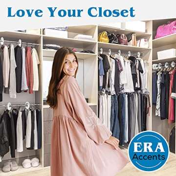 Set of 30 Blank White Closet Dividers for Hanging Clothes – Clothing Rack Dividers for Organization