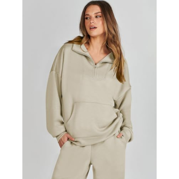 Stylish ANRABESS Women Oversized Lounge Set Best Gift