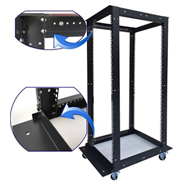 Sysracks 18U Open Frame Network Server Rack for IT Equipment