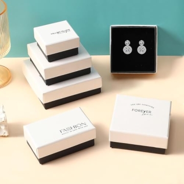 LANDOOK Silver Dangle Earrings Set for Women Stylish Gift