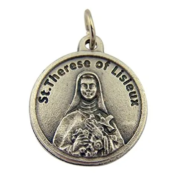 Silver Saint Therese Medal - Prayer Protection Jewelry